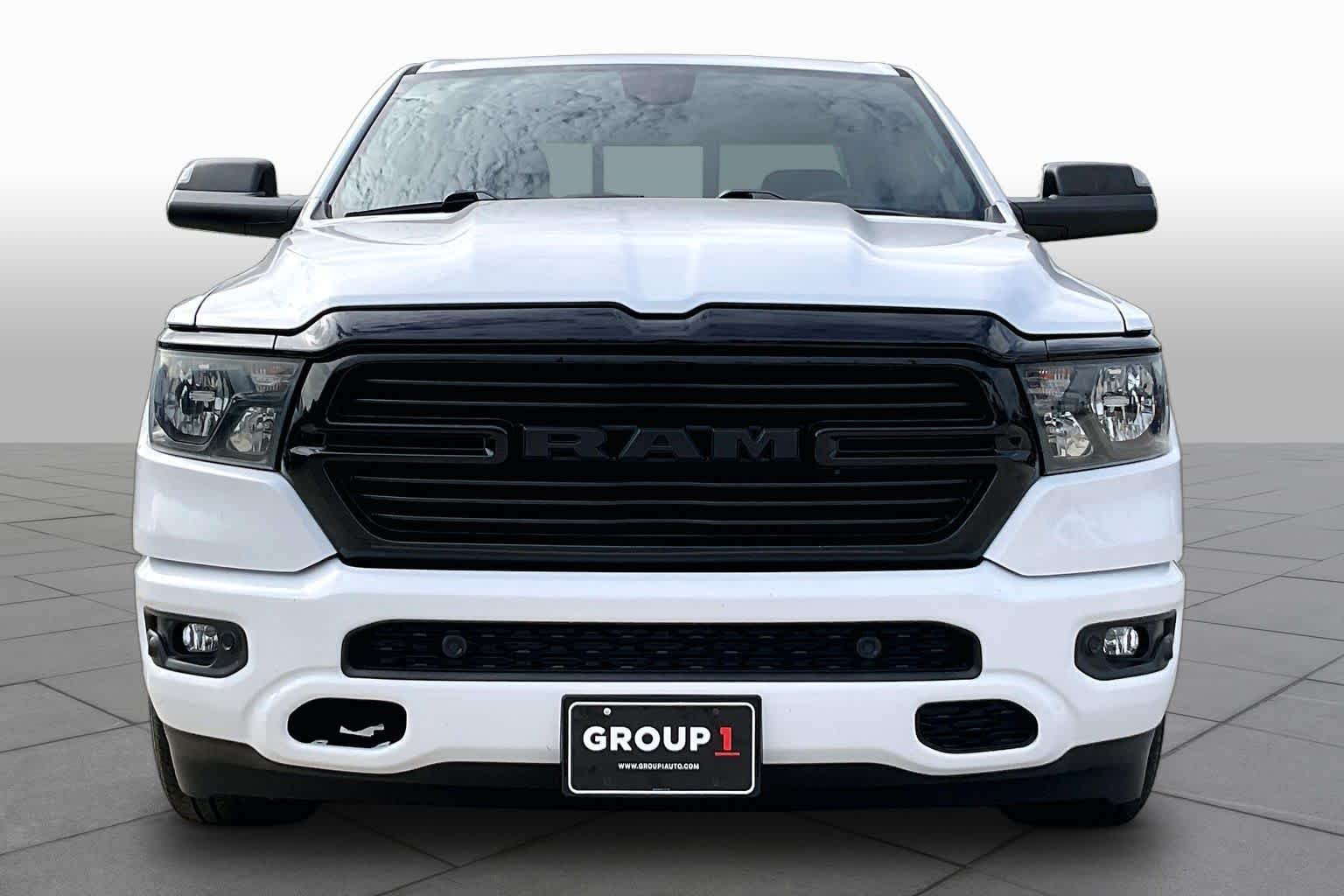 Used 2021 Bright White Clearcoat Ram Lone Star image 4