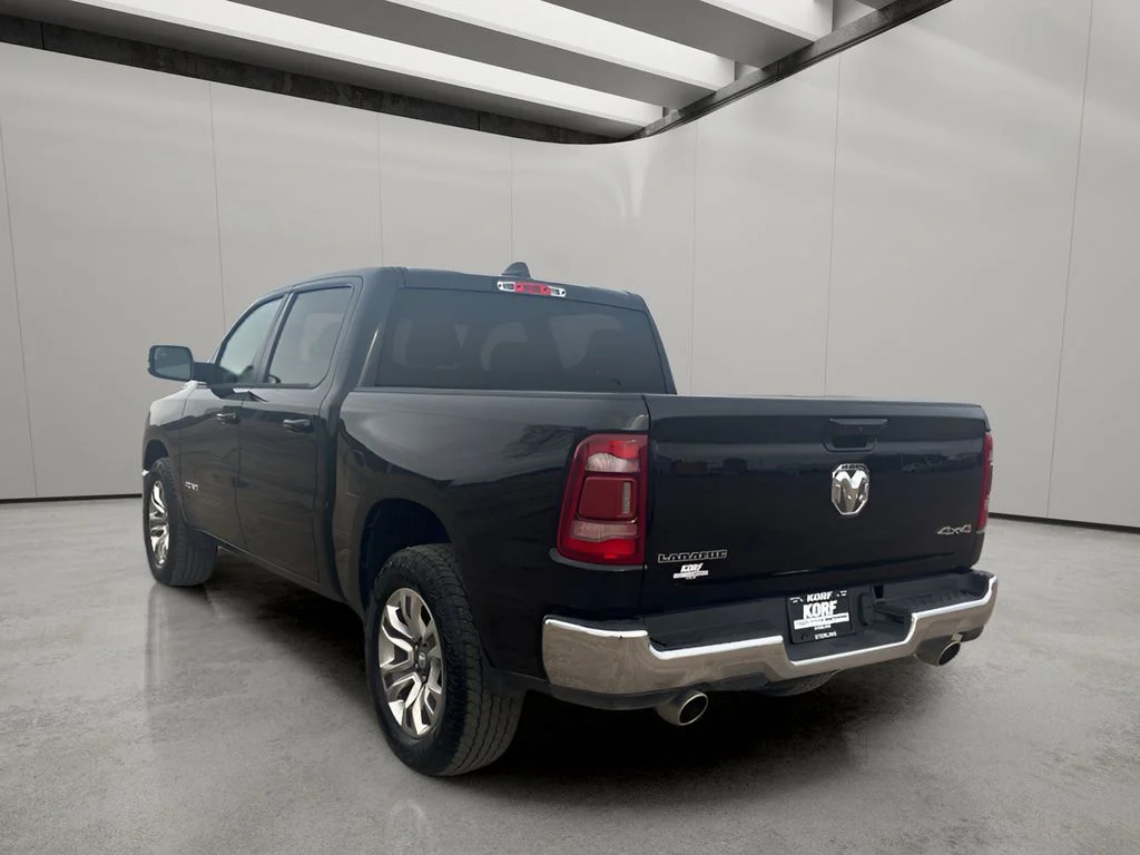 Used 2024 Diamond Black Crystal Pearlcoat Ram Laramie image 3