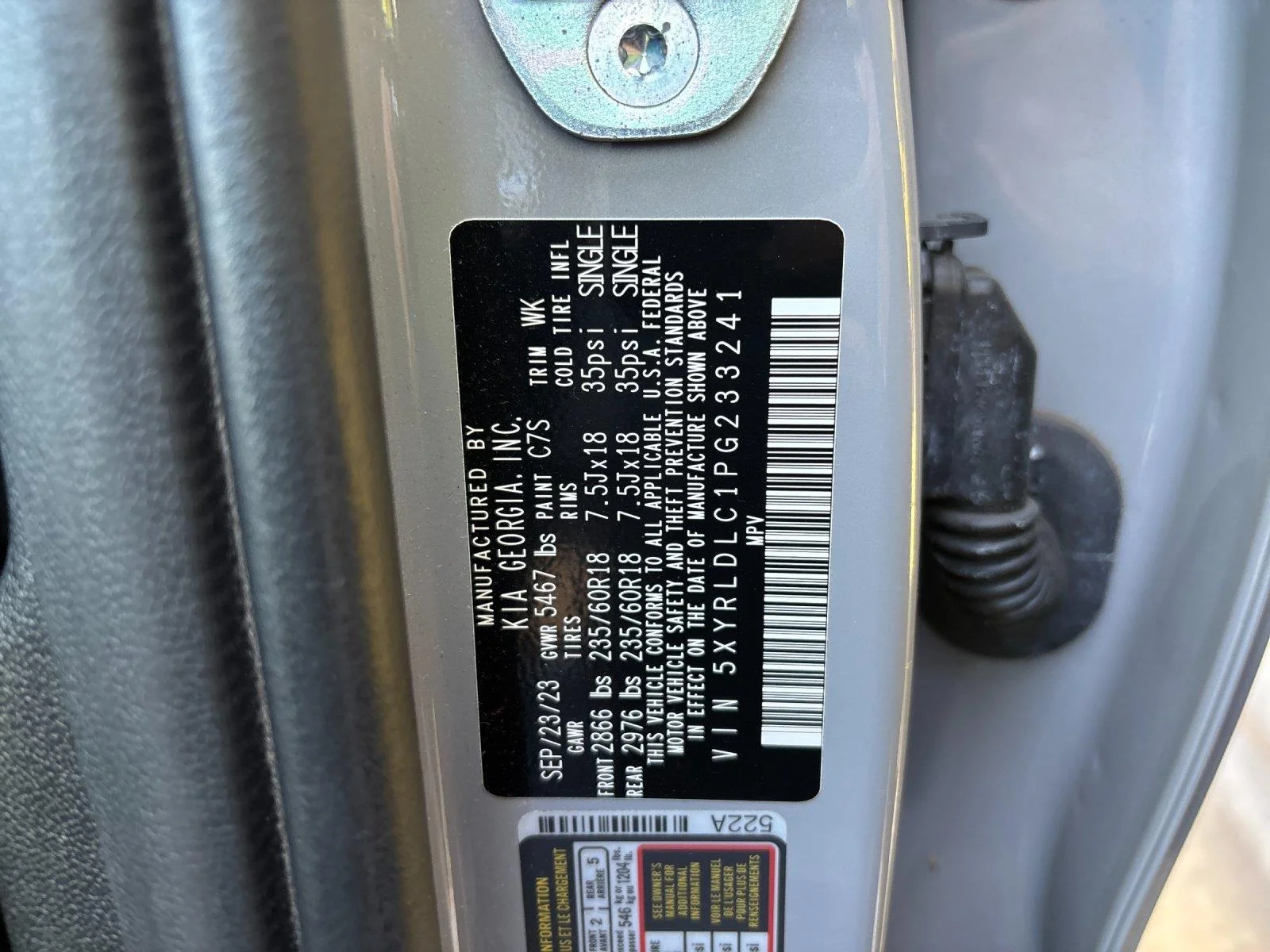 Used 2023 Wolf Gray Kia X-Line S image 9