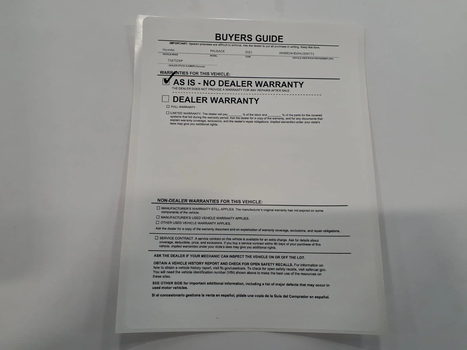 Used 2021 Rainforest Hyundai Limited image 34