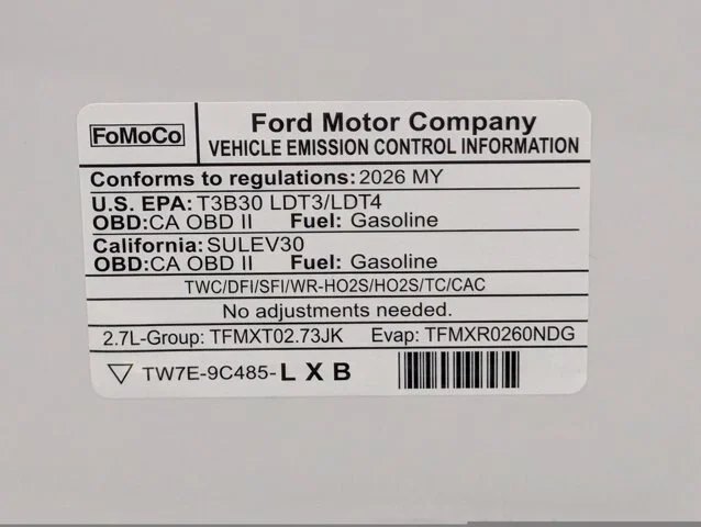 New 2026 Oxford White Ford STX® image 54