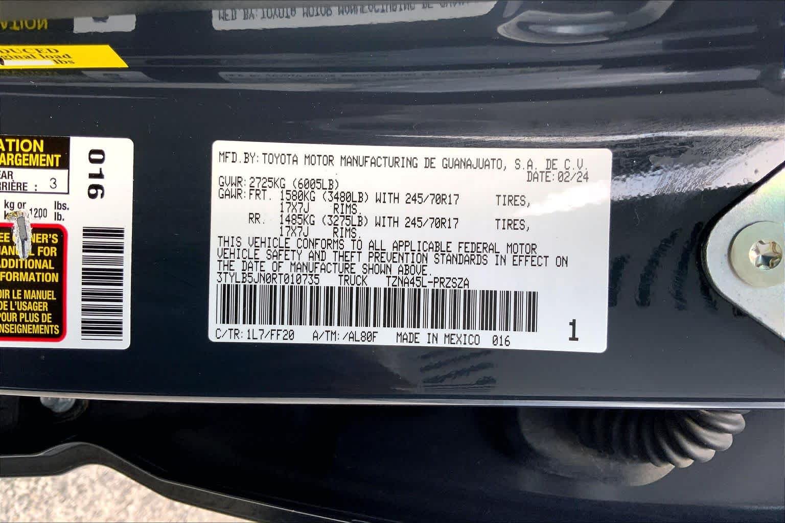 Used 2024 Underground Toyota SR5 image 69