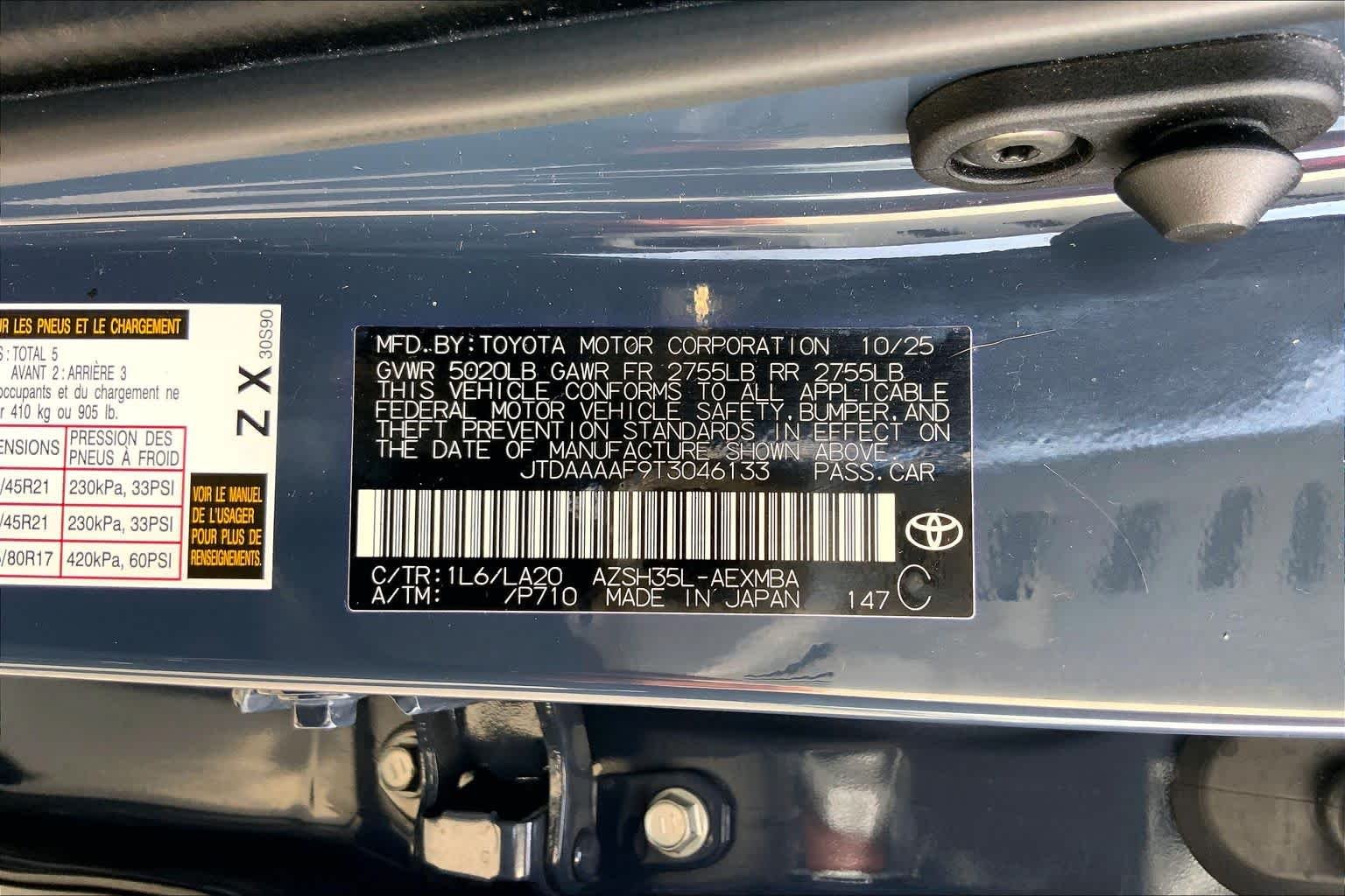 Used 2026 Storm Cloud Toyota Limited image 36