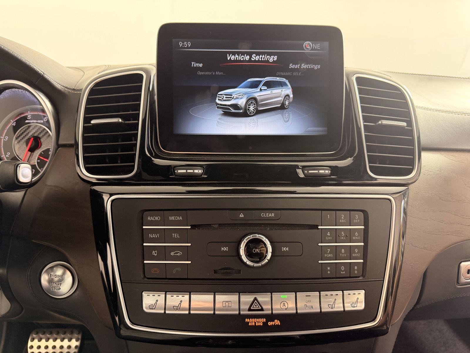 Used 2017 Obsidian Black Metallic Mercedes AMG GLS 63 image 40