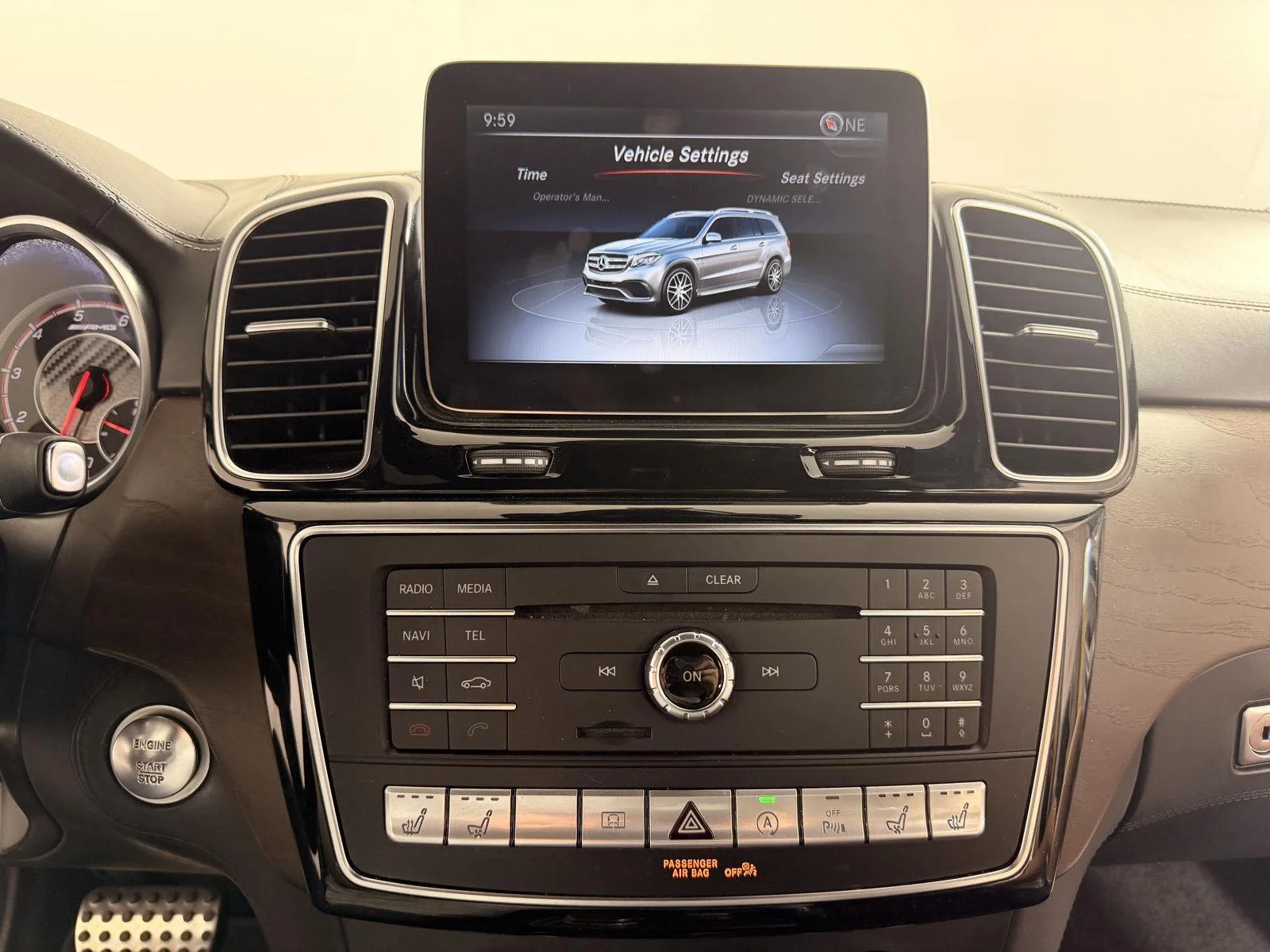 Used 2017 Obsidian Black Metallic Mercedes AMG GLS 63 image 40