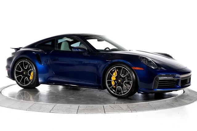Used 2022 Gentian Blue Metallic Porsche Turbo S image 7