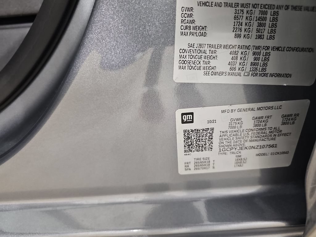 Certified Used 2022 Satin Steel Metallic Chevrolet LT (2FL) image 41