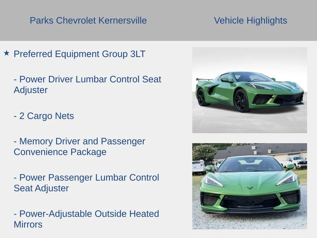 Used 2026 Green Chevrolet Stingray image 12