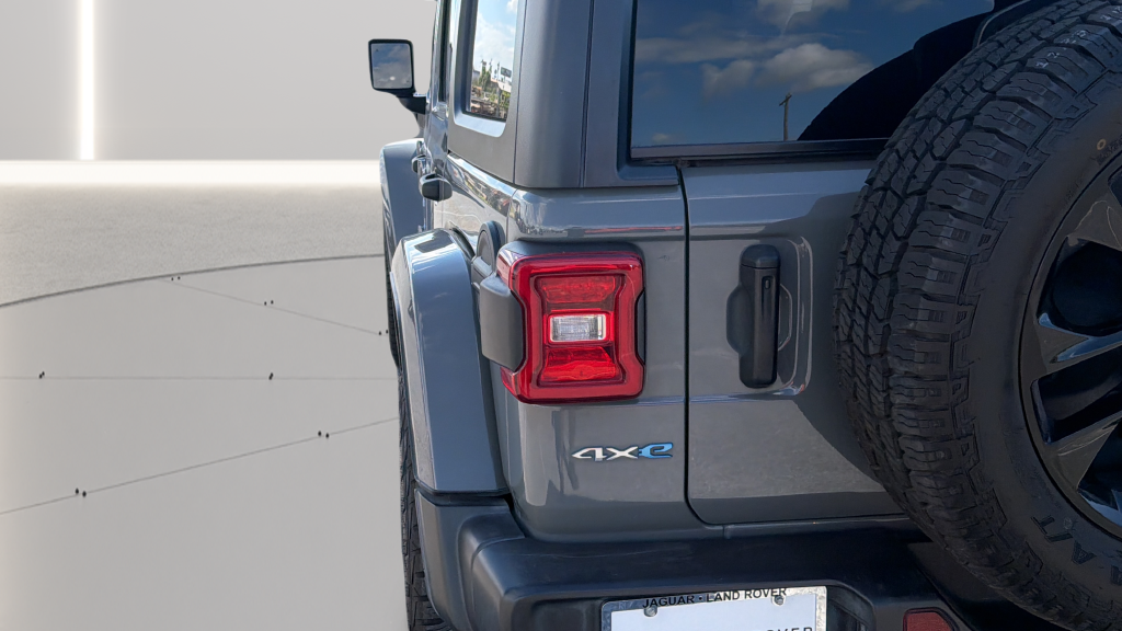 Used 2021 Gray Clearcoat Jeep Unlimited Sahara 4xe image 9