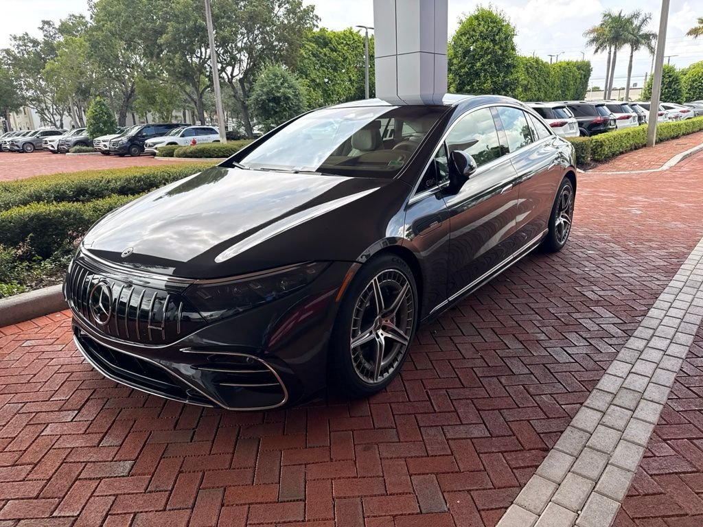 Certified 2023 Mercedes-Benz EQS AMG EQS 53 with VIN W1KCG5FBXPA011614 for sale in West Palm Beach, FL