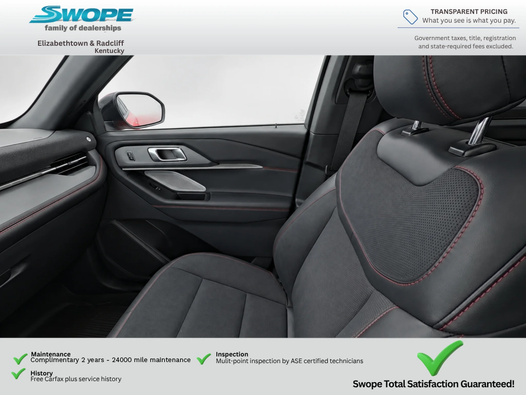 Used 2025 Rapid Red Metallic Tinted Clearcoat Ford ST image 15