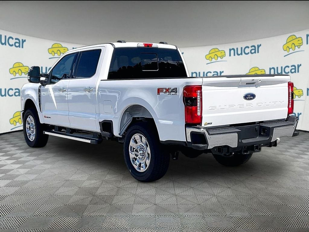 New 2026 Star White Metallic Tri-Coat Ford Lariat image 5