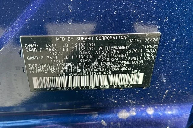 New 2026 SAPPHIRE BLUE PEARL Subaru Premium image 22
