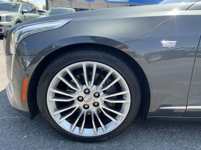 Used 2017 Gray Cadillac 3.0L Twin Turbo Premium Luxury image 21
