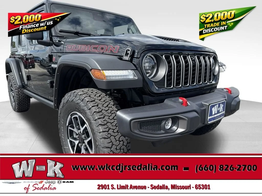 New 2026 Black Jeep Rubicon image 3