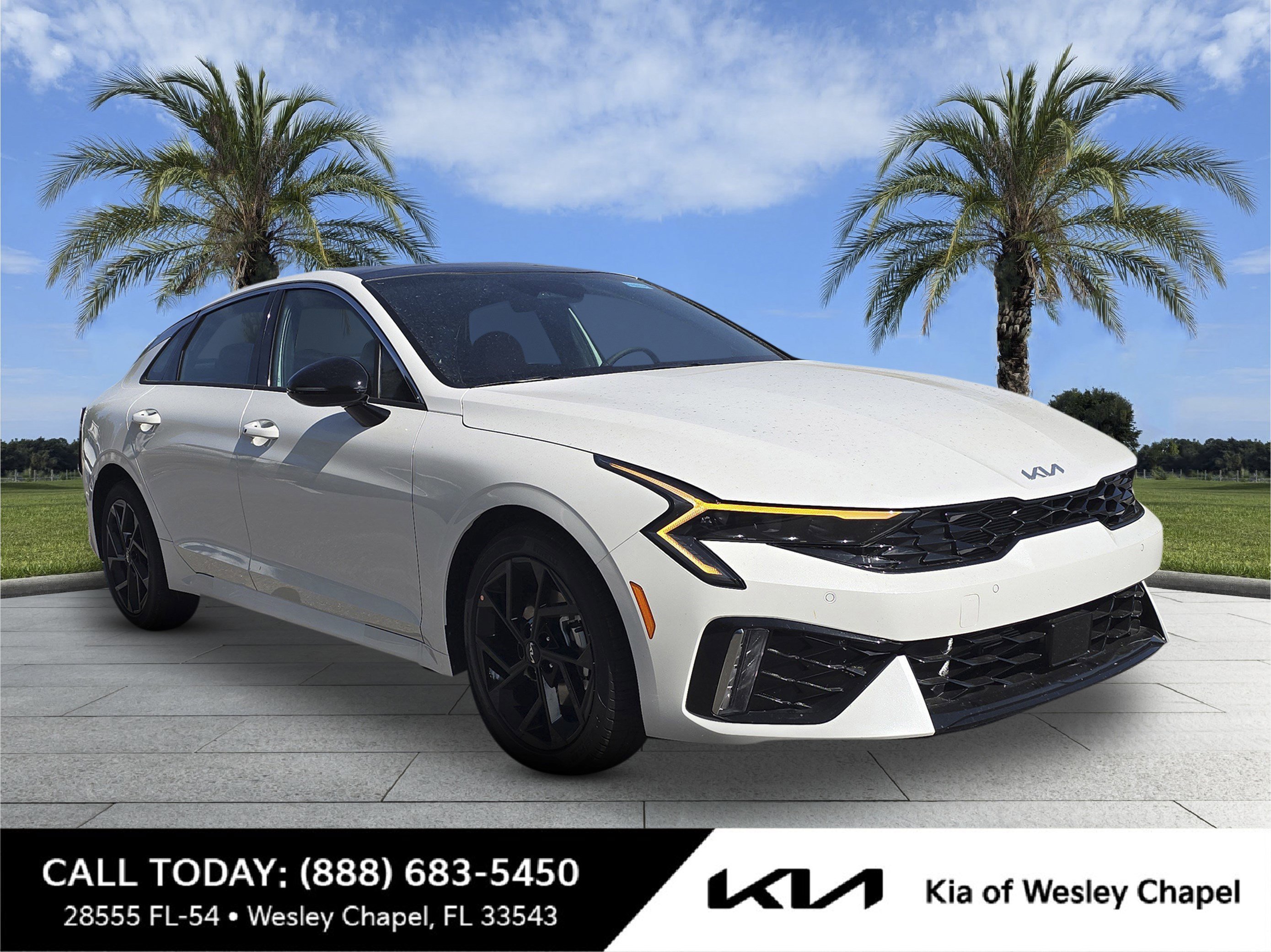 New 2026 Snow White Pearl Kia GT-Line FWD image 1