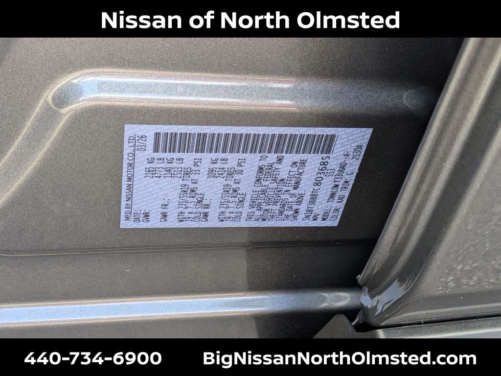 New 2026 Gun Metallic Nissan Dark Armor™ image 20