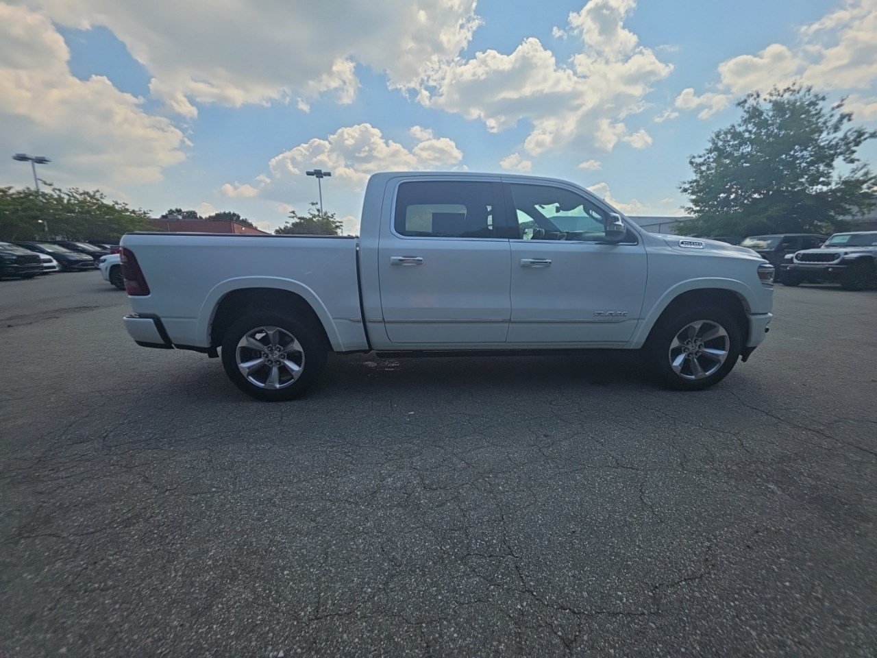 Used 2022 Bright White Clearcoat Ram Limited image 8