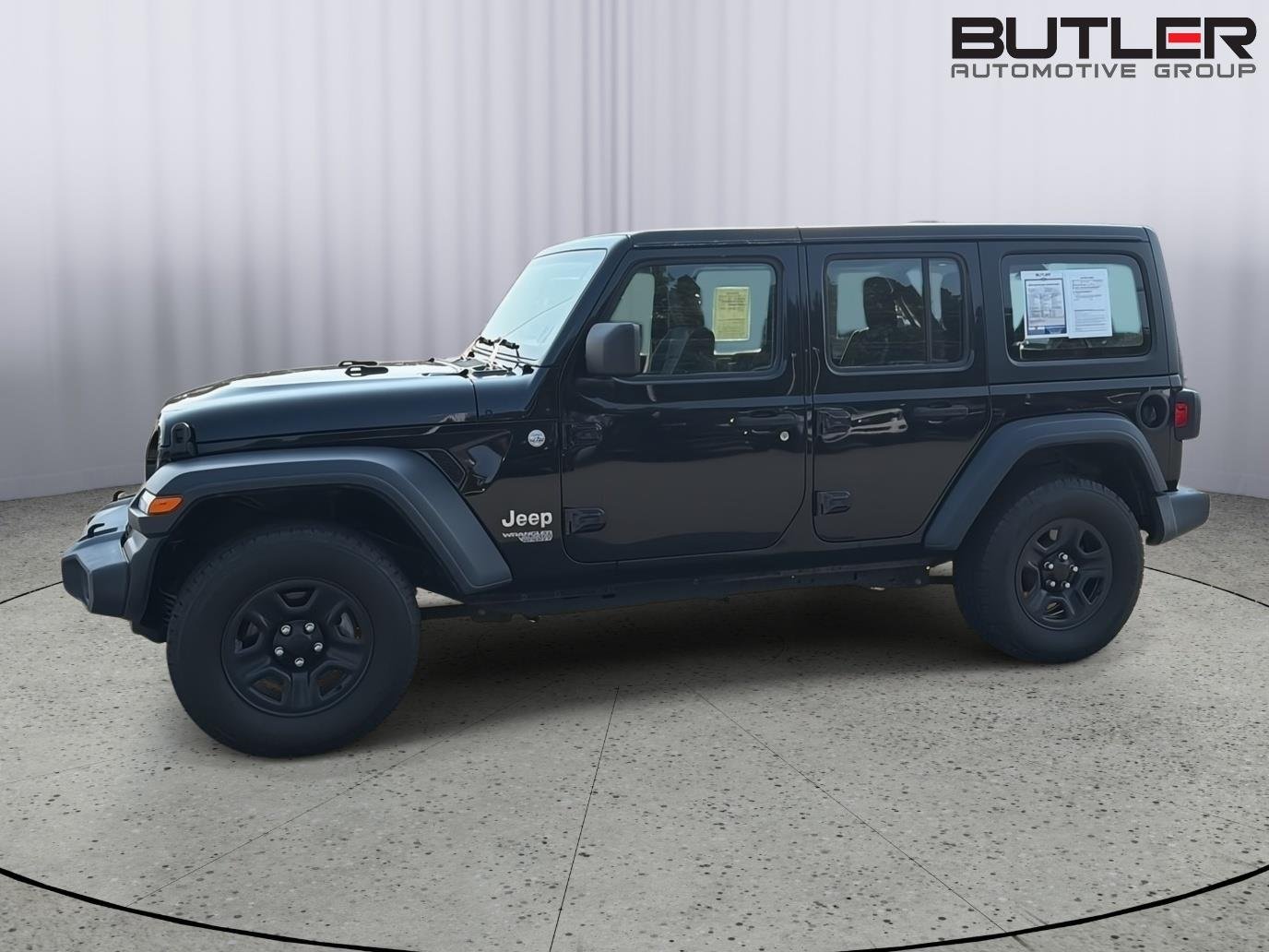 Used 2020 Black Clearcoat Jeep Sport image 3