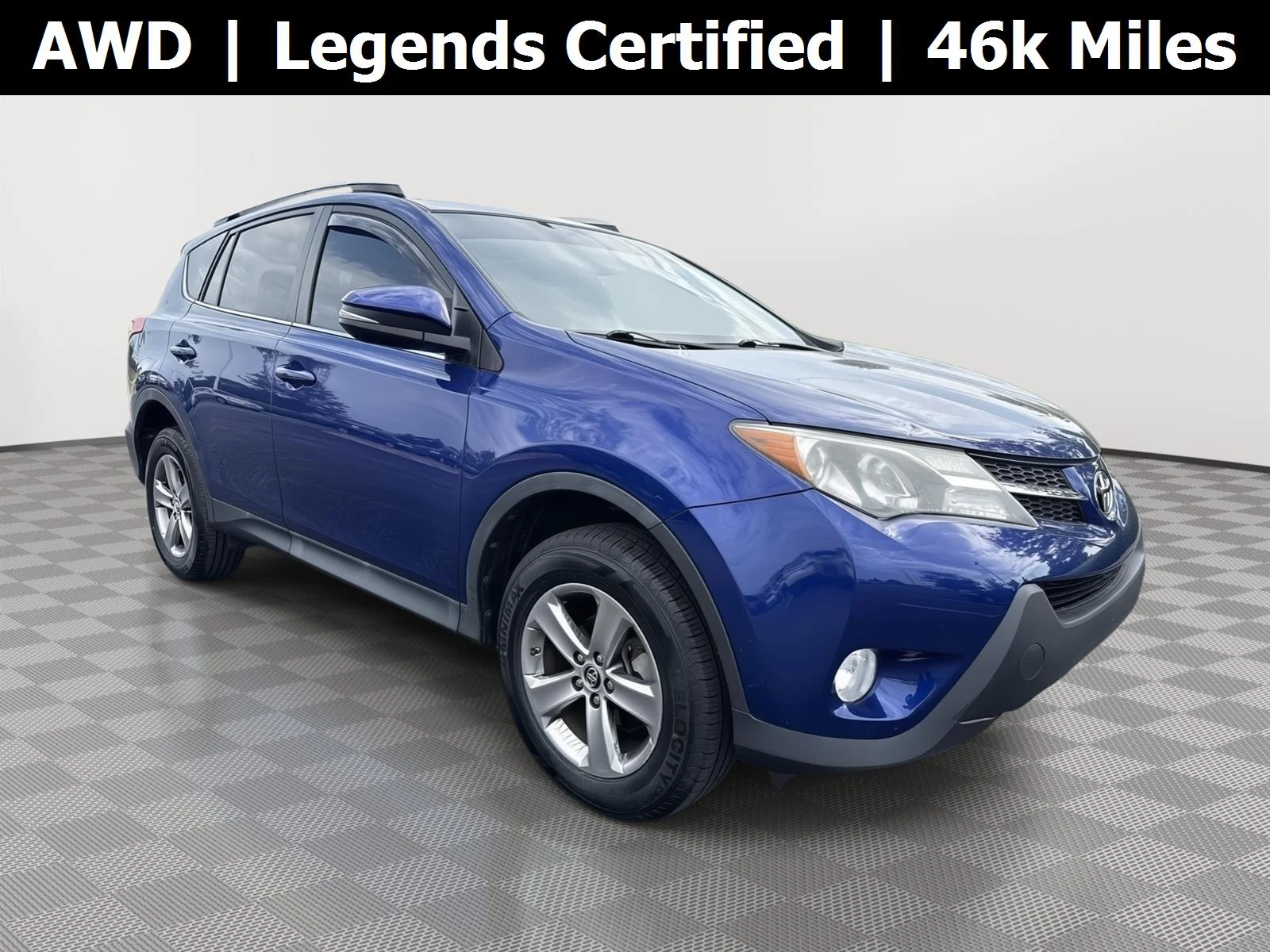 Used 2015 Blue Crush Metallic Toyota XLE image 1