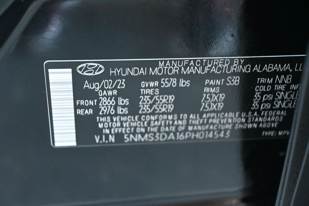 Certified Used 2023 Twilight Black Hyundai SEL Premium image 40