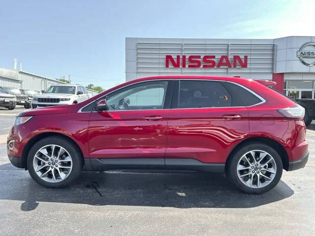 Used 2017 Red Ford Titanium image 2