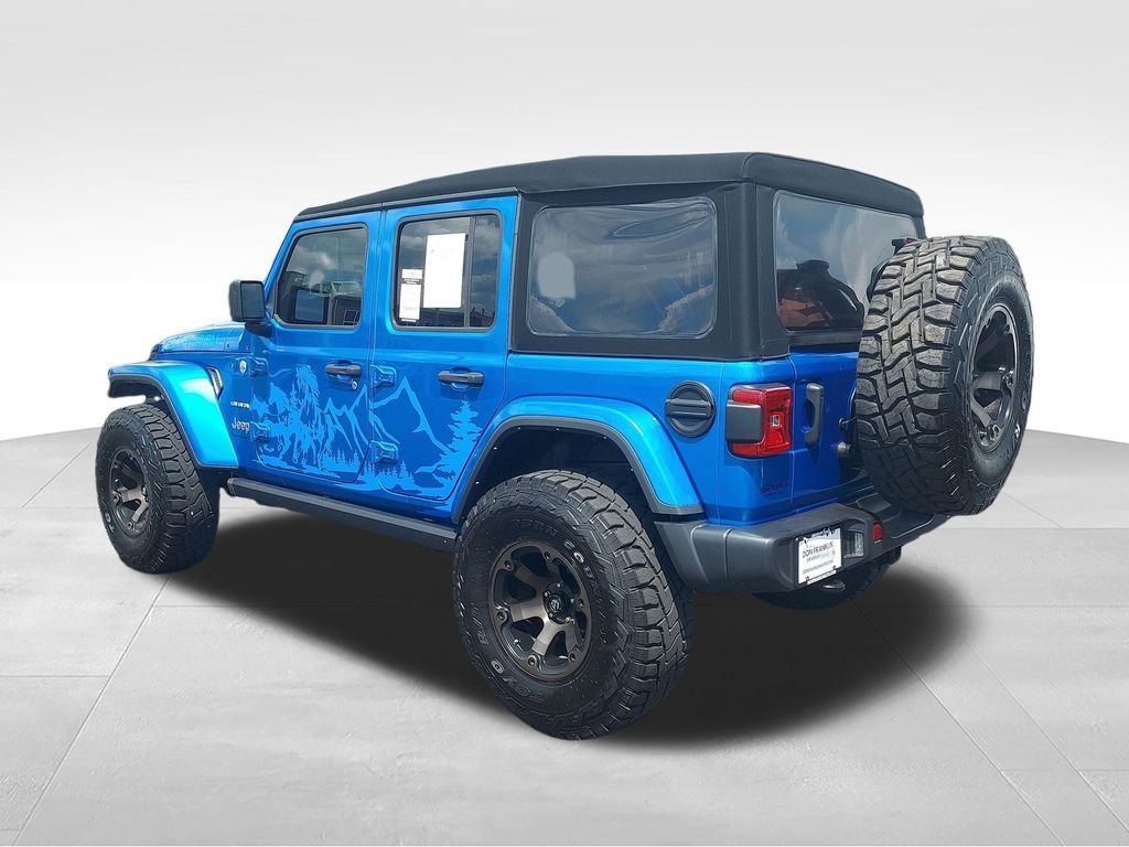 Used 2024 Blue Jeep Sahara image 3