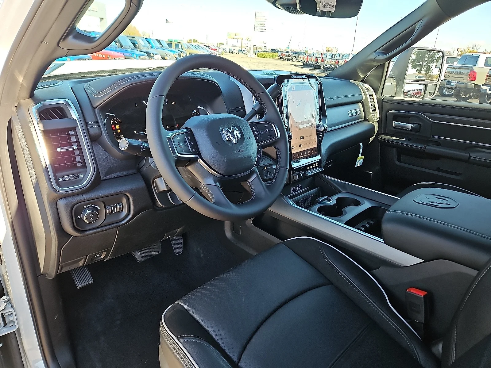 New 2026 Bright White Ram LARAMIE CREW CAB 4X4 6
