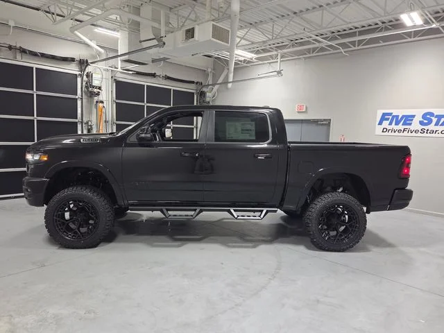 New 2026 Diamond Black Crystal Pearl-Coat Exterior Paint RAM Big Horn/Lone Star image 4