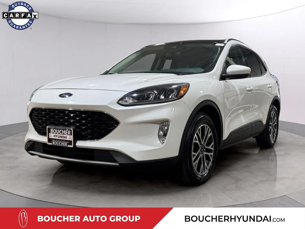 Used 2020 White Metallic Ford SEL image 7
