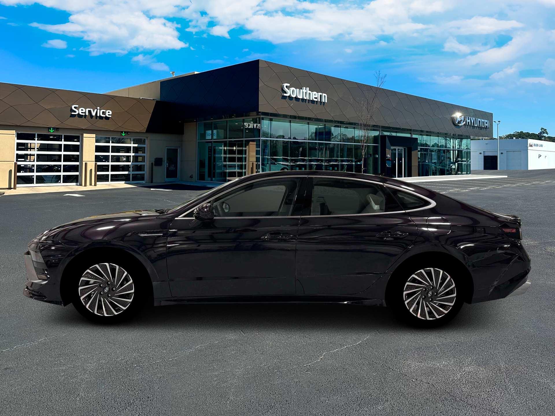 New 2026 Blue Hyundai SEL image 3