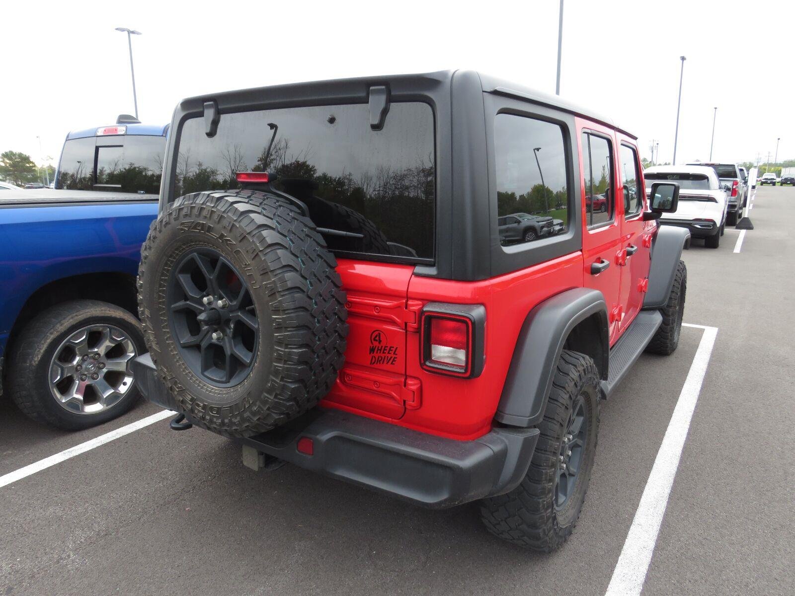 Used 2024 Firecracker Red Clearcoat Jeep Willys image 9