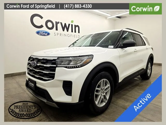 New 2026 Star White Metallic Tri-Coat Ford Active image 1
