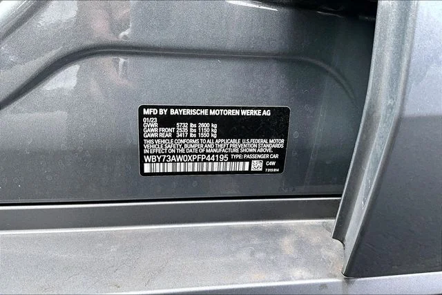 Used 2023 Skyscraper Grey Metallic BMW eDrive40 image 3