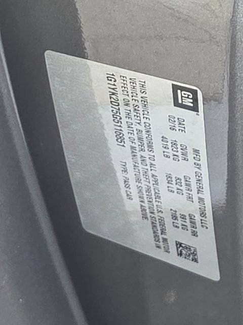 Used 2016 SHARK GRAY METALLIC Chevrolet Z51 2LT image 8