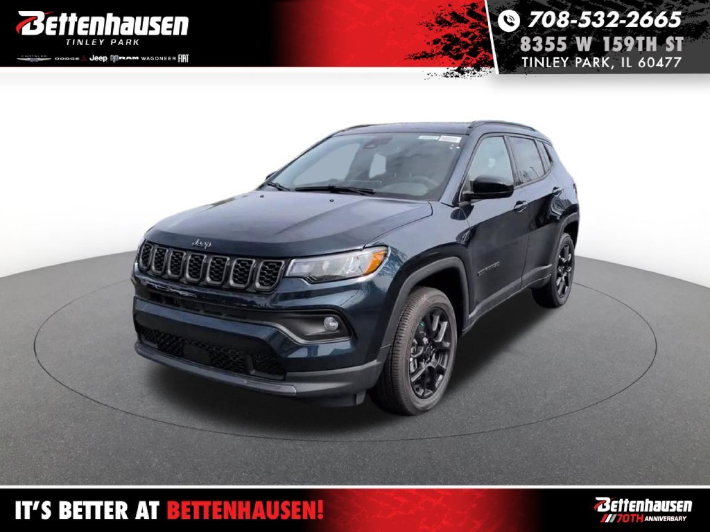 New 2026 Fathom Blue Pearl-Coat Exterior Paint Jeep Latitude image 1