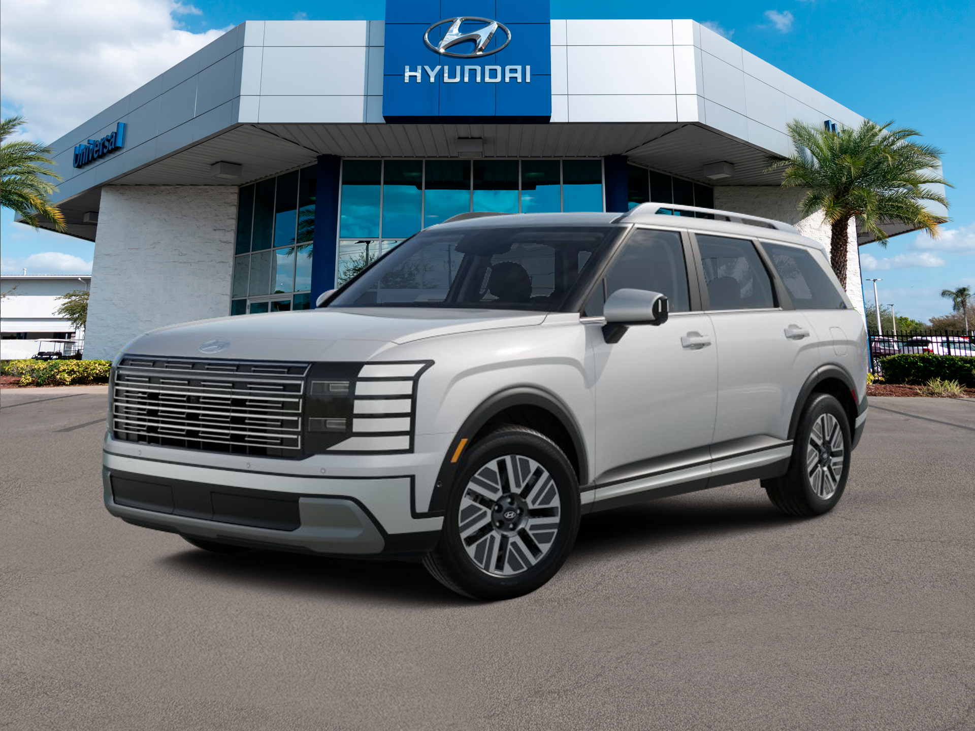 New 2027 White Hyundai Blue SEL Premium 7P image 2