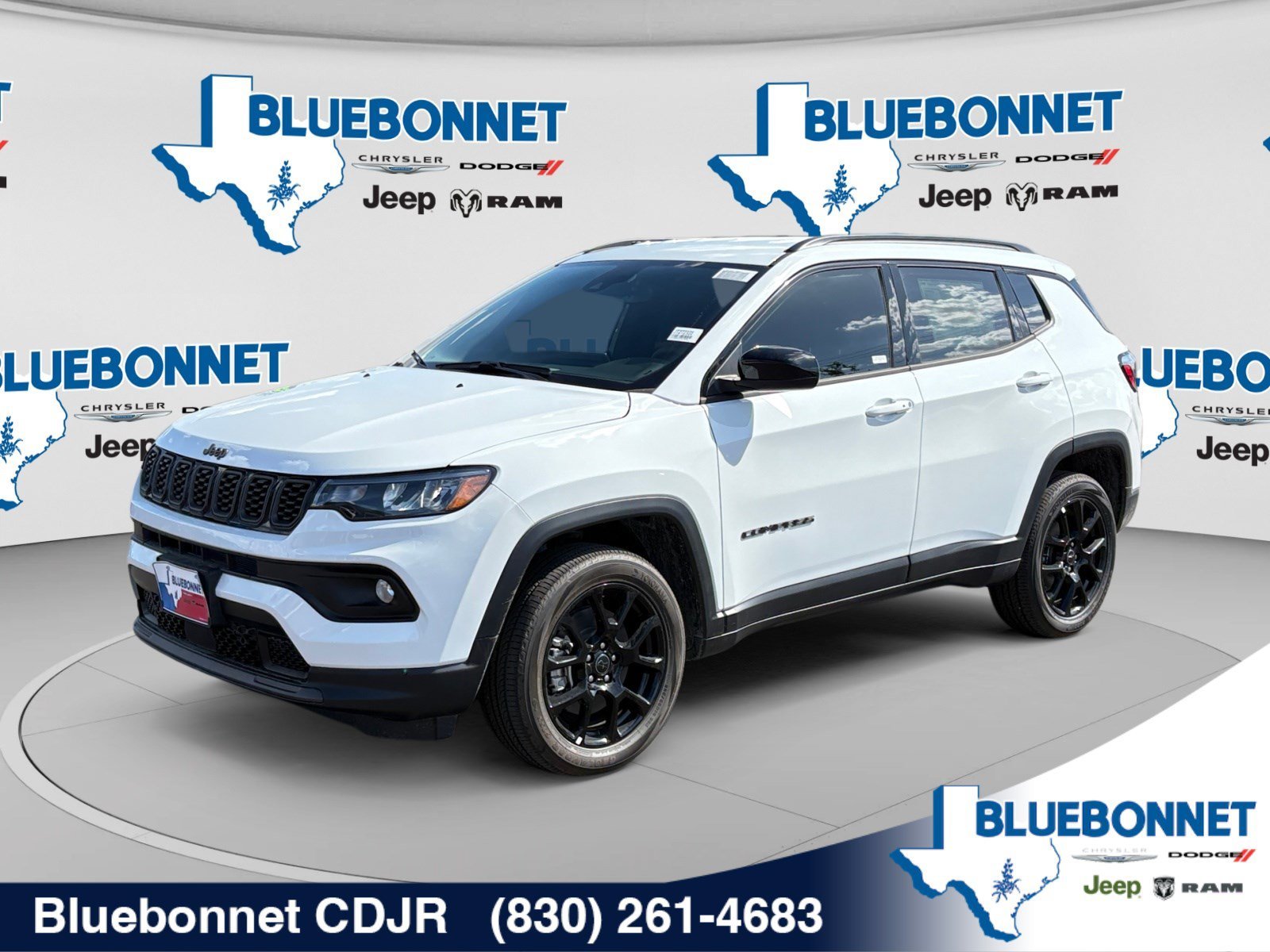 New 2026 Bright White Clear-Coat Exterior Paint Jeep Latitude Altitude image 1