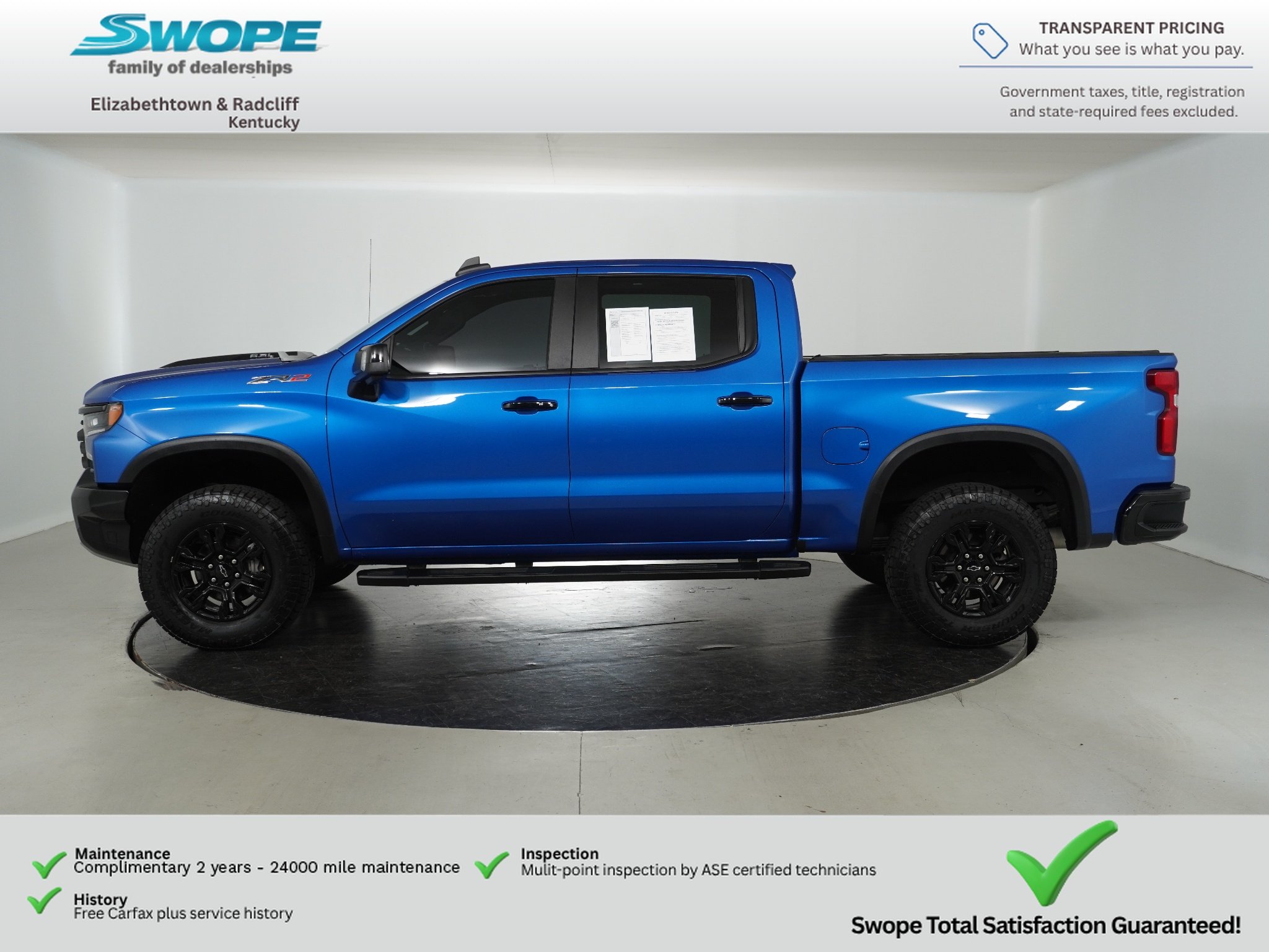 Used 2022 Glacier Blue Metallic Chevrolet ZR2 image 6