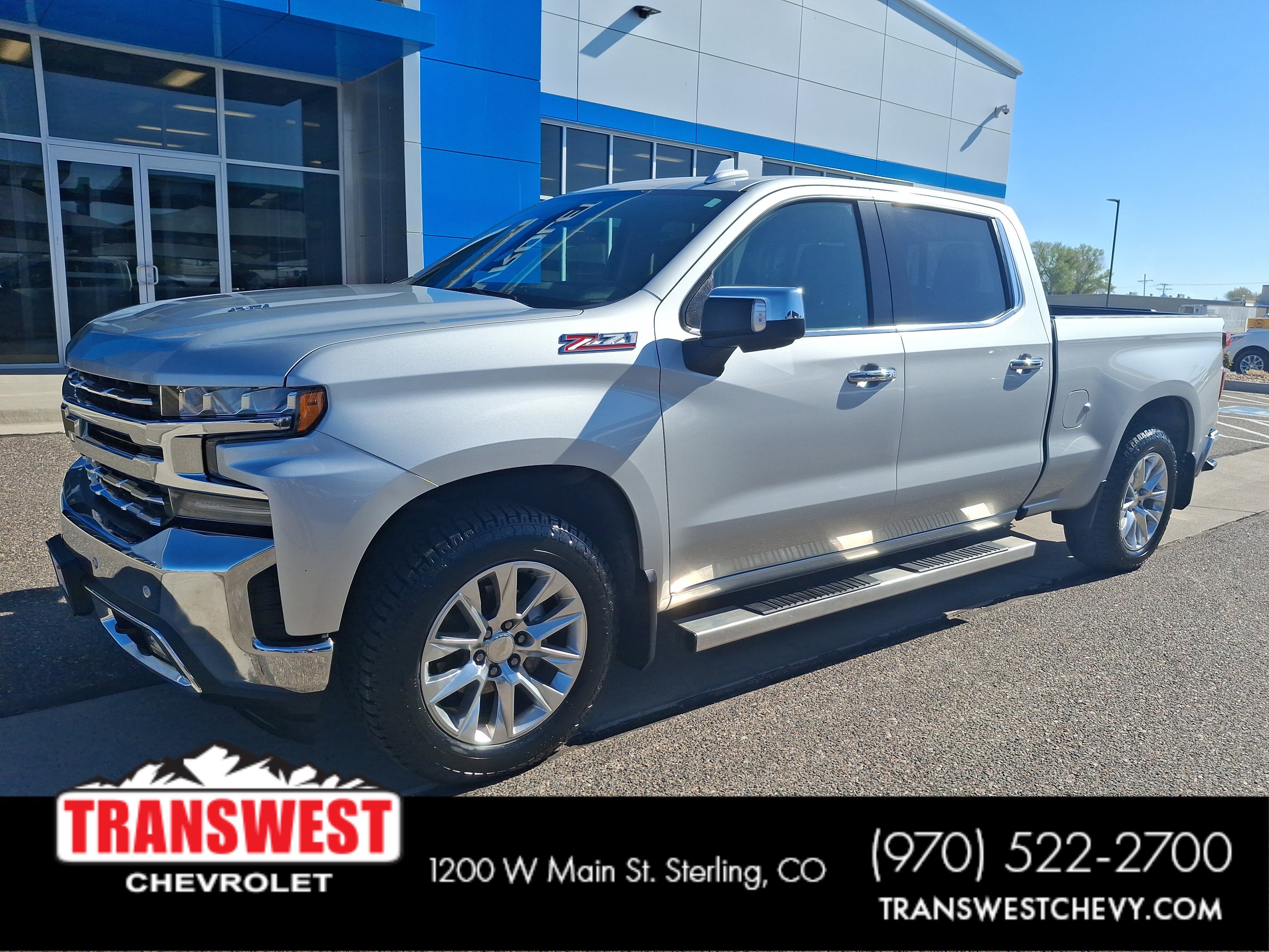 Used 2020 SILVER ICE METALLIC Chevrolet LTZ image 1