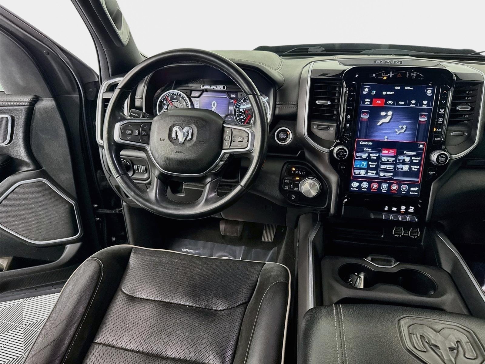 Used 2021 Diamond Black Crystal Pearlcoat Ram Laramie image 24