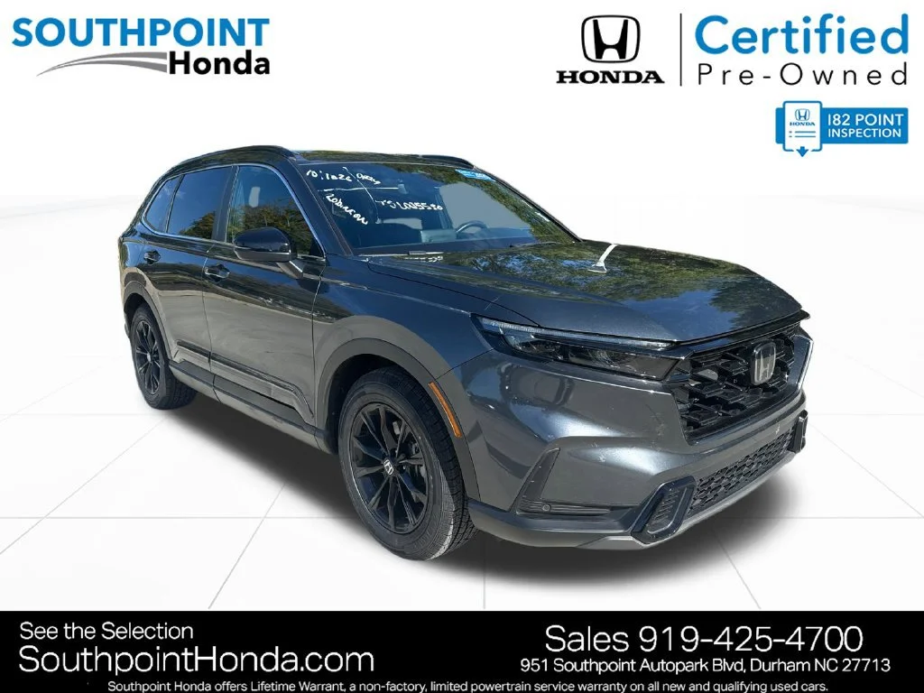 Certified Used 2025 Meteorite Gray Metallic Honda HYBRID 2WD SPORT-L image 37