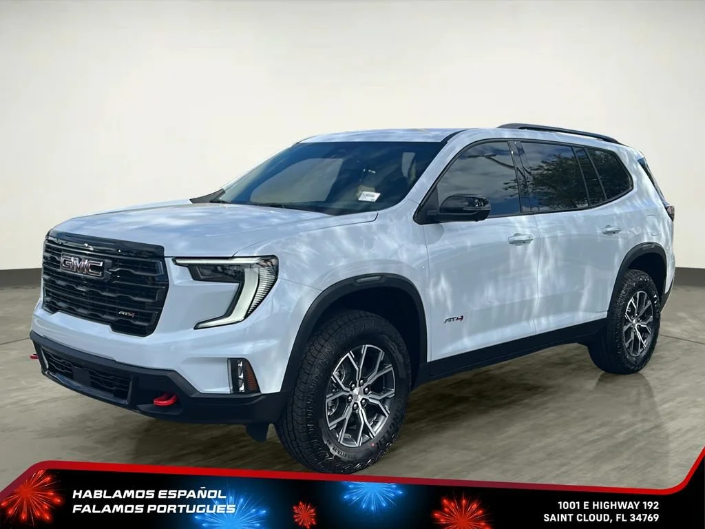 New 2026 Glacier White Tricoat GMC AT4 image 2