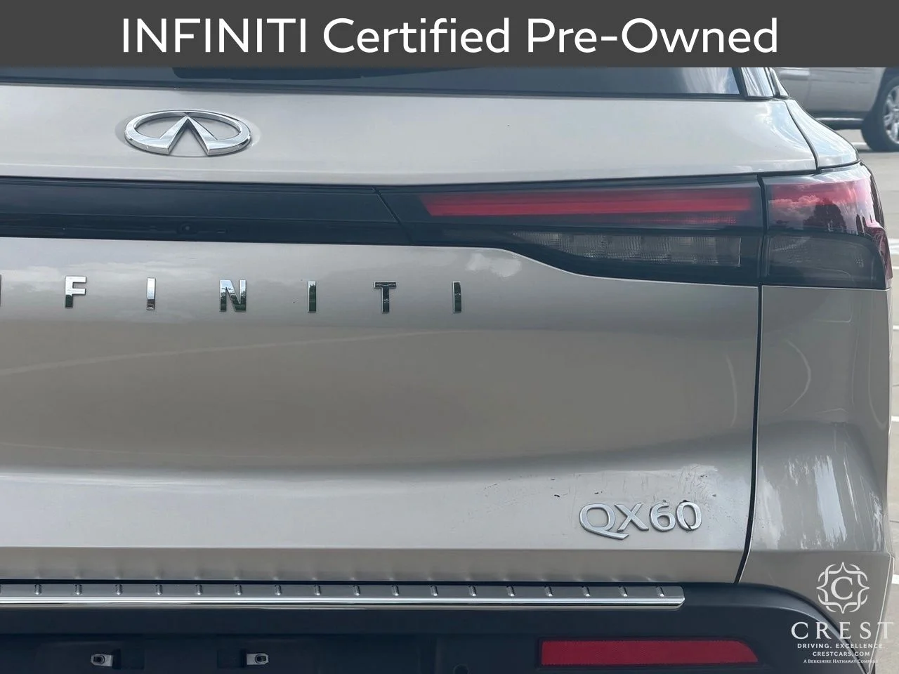 Certified Used 2024 Warm Titanium INFINITI LUXE image 8