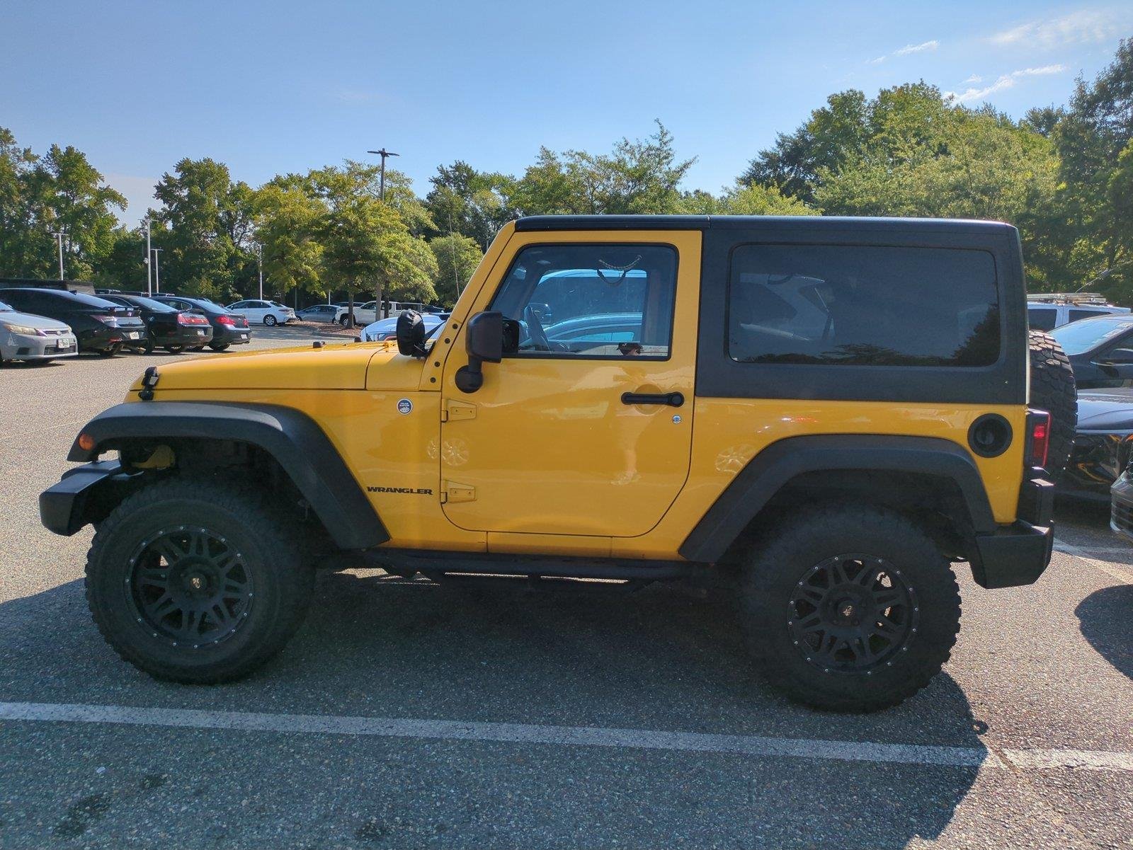 Used 2015 Baja Yellow Clearcoat Jeep Willys Wheeler image 5