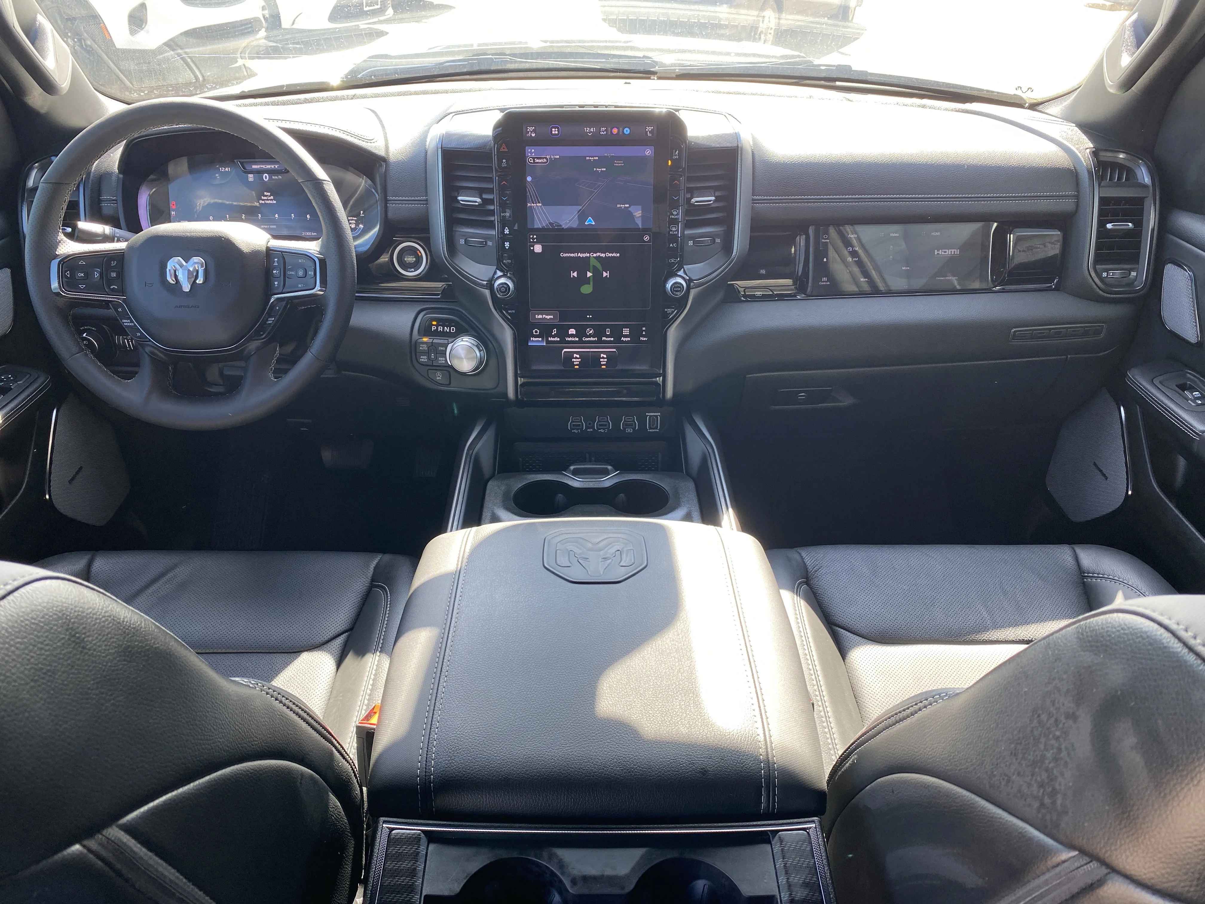 Certified Used 2025 White Ram Sport * PANORAMIC SUNROOF * FULL LEATHER * 360 CAMERA * image 11