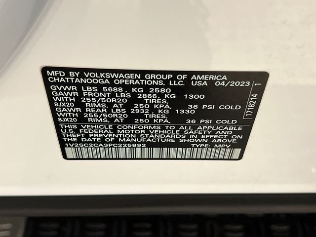 Certified Used 2023 White Volkswagen 2.0T SEL R-Line image 30