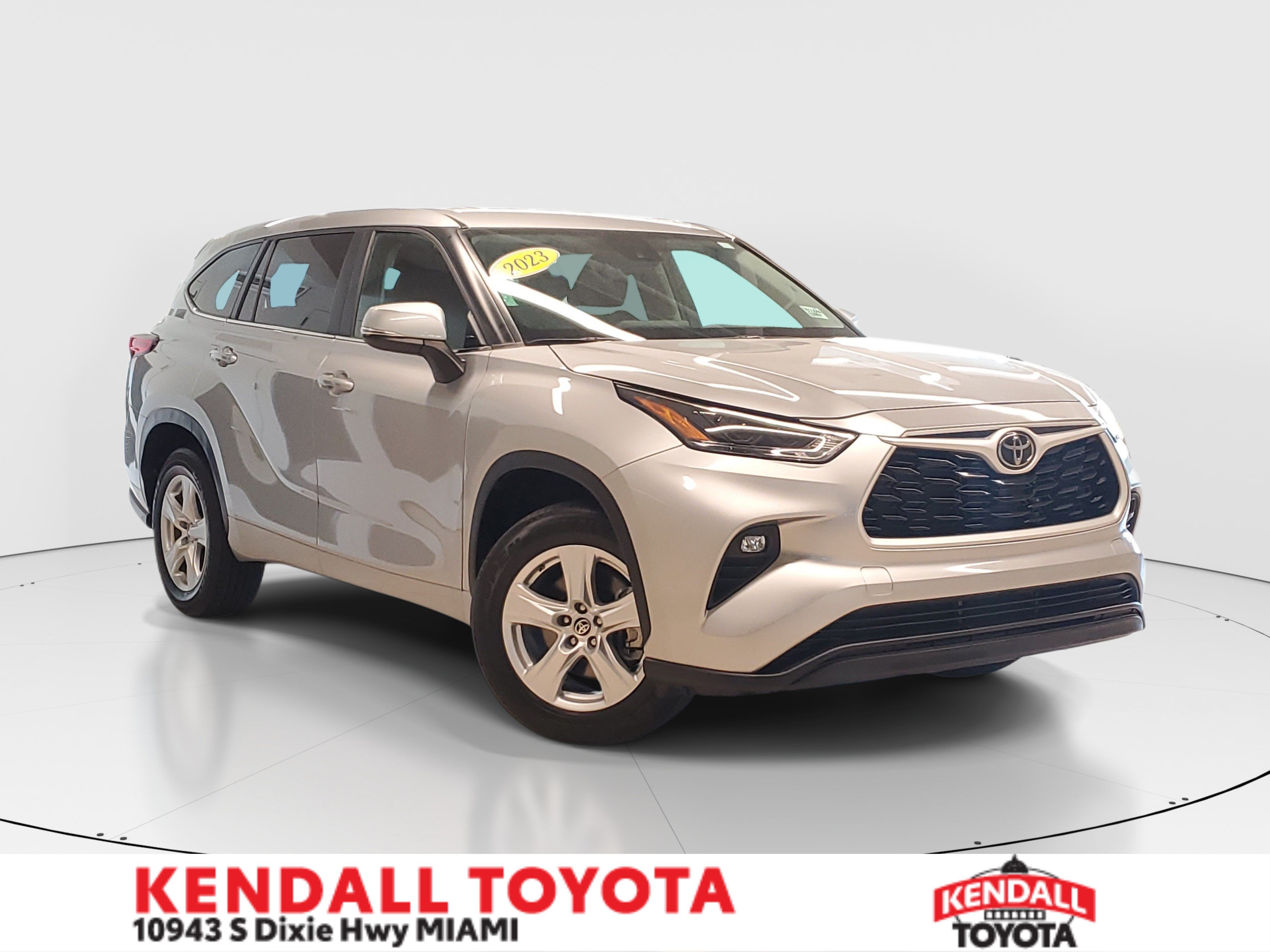 Used 2023 Celestial Silver Metallic Toyota LE image 1