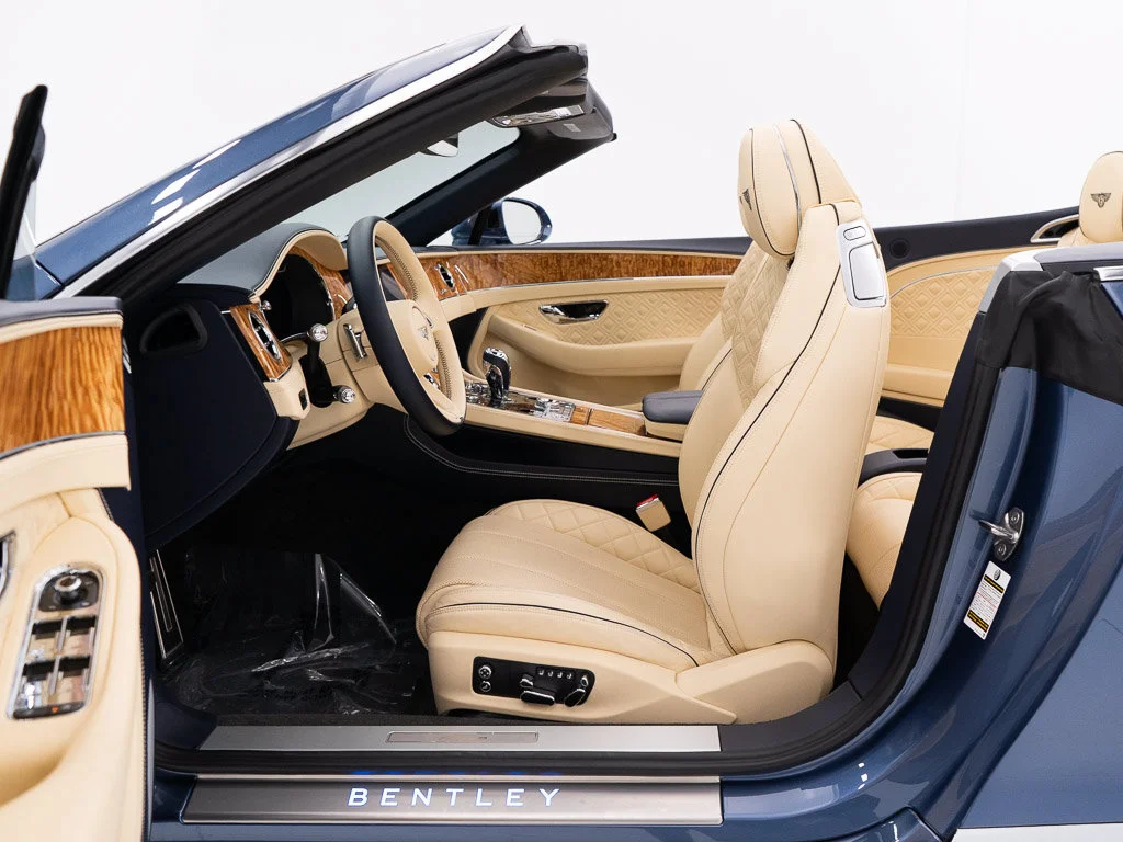 Certified Used 2023 Blue Crystal Bentley Azure Convertible image 23