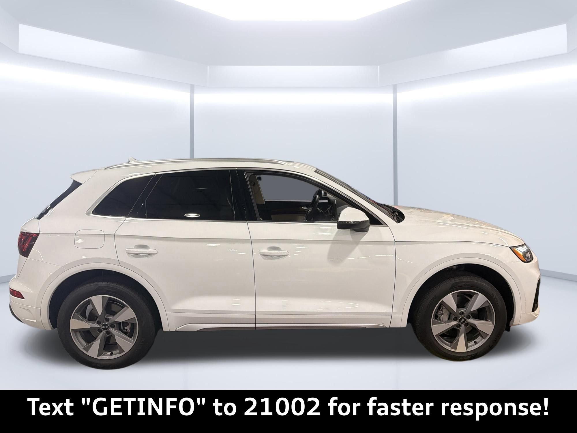 Certified Used 2025 White Audi 40 Premium Plus image 2